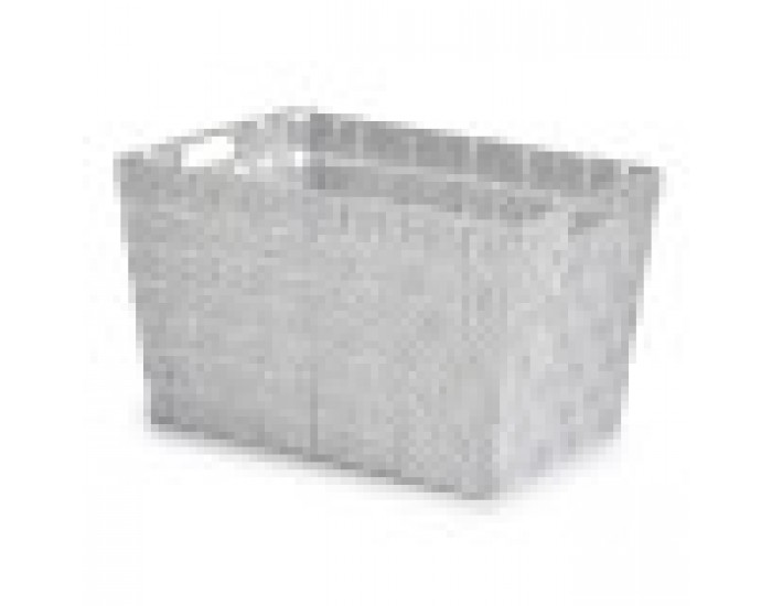 Кош за Пране Бял Плат 10 L 25 x 20 x 35 cm (12 броя)
