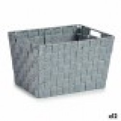 Кош за Пране Сив Плат 10 L 25 x 20,5 x 35 cm (12 броя) - Cutii, organizatoare și alte produse de depozitare