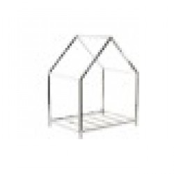 Поставка за Дърва DKD Home Decor Неръждаема стомана (40 x 30 x 50 cm) - Cutii, organizatoare și alte produse de depozitare