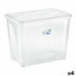 Кутия за Съхранение с Капак Combi Tontarelli 8035655000EAN 67 L 59 x 39 x 46 cm (4 броя) - Tontarelli