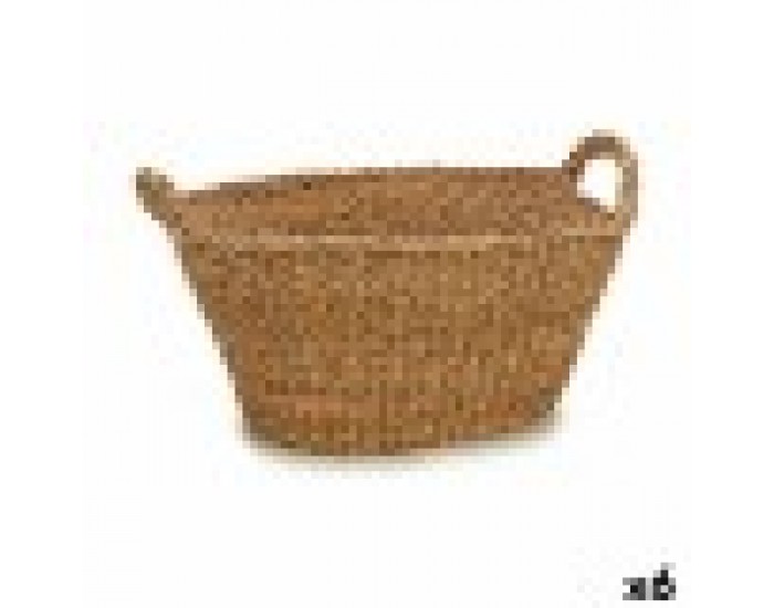 Кош С дръжки Кафяв 50 L 60 x 31 x 43 cm (6 броя)
