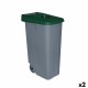 Кош за Боклук с Колела Denox 85 L Зелен 58 x 41 x 76 cm