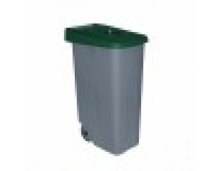 Кош за Боклук с Колела Denox 85 L Зелен 58 x 41 x 76 cm