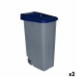 Кош за Боклук с Колела Denox 85 L Син 58 x 41 x 76 cm - Denox