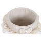 Кош за Мръсни Дрехи Home ESPRIT Бял Бежов плетена ракита Shabby Chic 45 x 45 x 68 cm 4 Части
