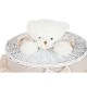 Кош за Мръсни Дрехи Home ESPRIT Бял Бежов плетена ракита Shabby Chic 45 x 45 x 68 cm 4 Части