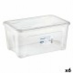 Кутия за Съхранение с Капак Combi Tontarelli Combi (59 x 39 x 28 cm) 59 x 39 x 28 cm (6 броя) - Tontarelli