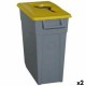 Кошче за Рециклирани Отпадъци Denox 65 L Жълт (2 броя)