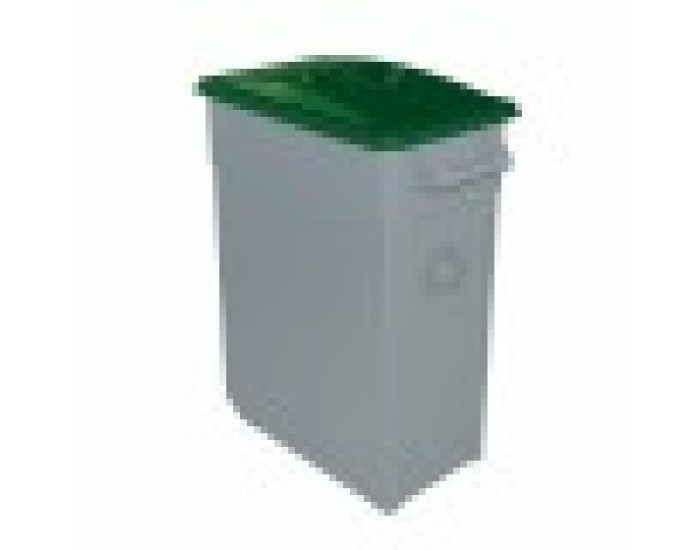 Кошче за Рециклирани Отпадъци Denox 65 L Зелен (2 броя)