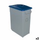 Кошче за Рециклирани Отпадъци Denox 65 L Син (2 броя)
