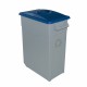 Кошче за Рециклирани Отпадъци Denox 65 L Син (2 броя)