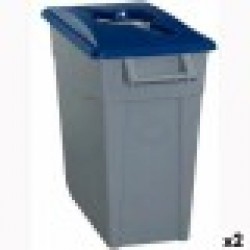 Кошче за Рециклирани Отпадъци Denox 65 L Син (2 броя) - Denox