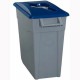 Кошче за Рециклирани Отпадъци Denox 65 L Син (2 броя)
