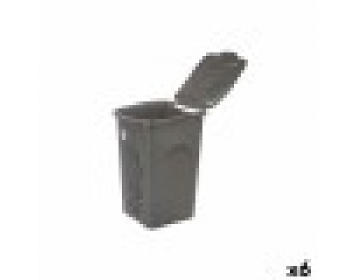 Кош за Мръсни Дрехи Stefanplast Антрацит Пластмаса 50 L 37 x 56 x 39 cm (6 броя)