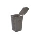 Кош за Мръсни Дрехи Stefanplast Антрацит Пластмаса 50 L 37 x 56 x 39 cm (6 броя)