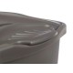 Кош за Мръсни Дрехи Stefanplast Антрацит Пластмаса 50 L 37 x 56 x 39 cm (6 броя)