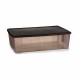 Кутия за Съхранение с Капак Stefanplast Elegance Кафяв Пластмаса 30 L 38,5 x 17 x 59,5 cm (6 броя)