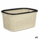 Кош за Пране Сметана Пластмаса 36 L 36 x 25,5 x 52,5 cm (12 броя)