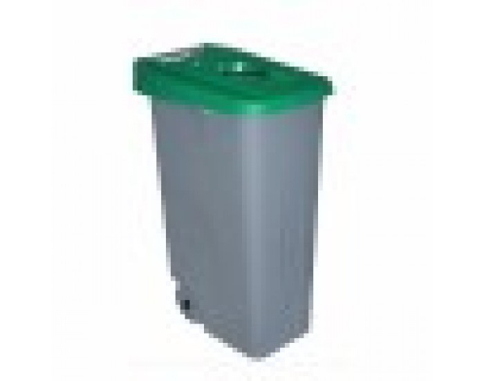 Кош за Боклук с Колела Denox 110 L Зелен 58 x 41 x 89 cm