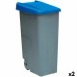 Кош за Боклук с Колела Denox 110 L Син 58 x 41 x 89 cm - Denox