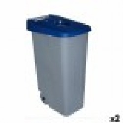 Кош за Боклук с Колела Denox 110 L Син 58 x 41 x 89 cm - Denox