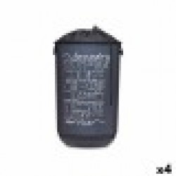 Кош за Пране Laundry Sevice Тъмно синьо Пластмаса 40 L 34 x 52,5 x 34 cm (4 броя) - Cutii, organizatoare și alte produse de depozitare