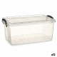 Кутия за Съхранение с Капак Прозрачен Пластмаса 13,7 L 27,5 x 18 x 42,5 cm (12 броя)