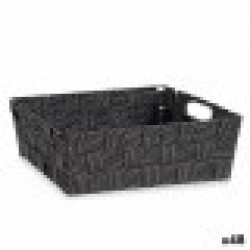 Кошница Плетени Черен 3 L (23 x 8 x 27 cm) (48 броя) - Cutii, organizatoare și alte produse de depozitare