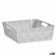 Многофункционална Кошница Бял Плат 3 L 23 x 8 x 27 cm (48 броя)