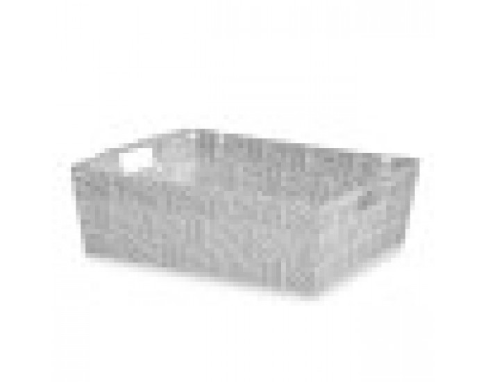 Многофункционална Кошница Бял Плат 3 L 23 x 8 x 27 cm (48 броя)