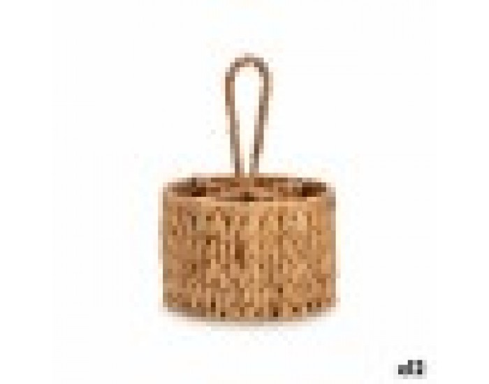Органайзер за Прибори Кафяв Метал Воден хиацинт 20 x 30 x 20 cm (12 броя)