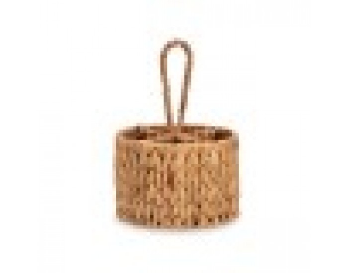 Органайзер за Прибори Кафяв Метал Воден хиацинт 20 x 30 x 20 cm (12 броя)