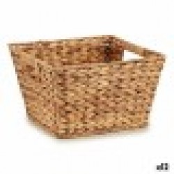 Кош Кафяв Метал 24 x 18 x 33,5 cm (12 броя) - Cutii, organizatoare și alte produse de depozitare