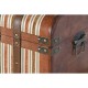Комплект сандъци Home ESPRIT Кафяв Многоцветен Дървен Пластно Колониален 61 x 43 x 42,5 cm (3 броя)