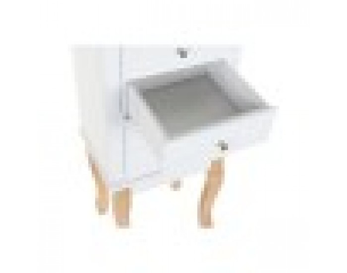 Поставка за бижута DKD Home Decor Огледало MDF романтичен (37 x 27 x 90 cm)