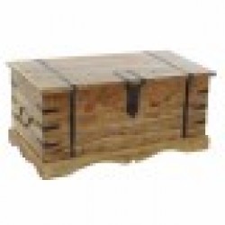 Ракла DKD Home Decor Естествен Колониален Aкациево дърво 90 x 40 x 40 cm - Cutii, organizatoare și alte produse de depozitare