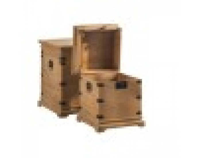 Комплект сандъци DKD Home Decor Ела Метал Ориенталски 50 x 50 x 60 cm