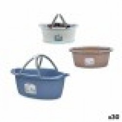 Многофункционална Кошница Stefanplast С дръжки Пластмаса 25 L 59 x 23 x 38 cm (30 броя) - Cutii, organizatoare și alte produse de depozitare