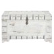 Сандък DKD Home Decor Бял Светло кафяв Дърво манго (78,7 x 43 x 45,7 cm)