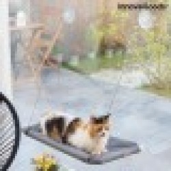 Висящ Хамак за Котки InnovaGoods, 4 броя вендузи - Innovagoods