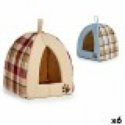 Легло за Домашен Любимец Кариран 33 x 45 x 33 cm (6 броя) - Mascow
