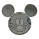 Хранилка за кучета Mickey Mouse Сив Силикон 28 x 15 x 1,5 cm