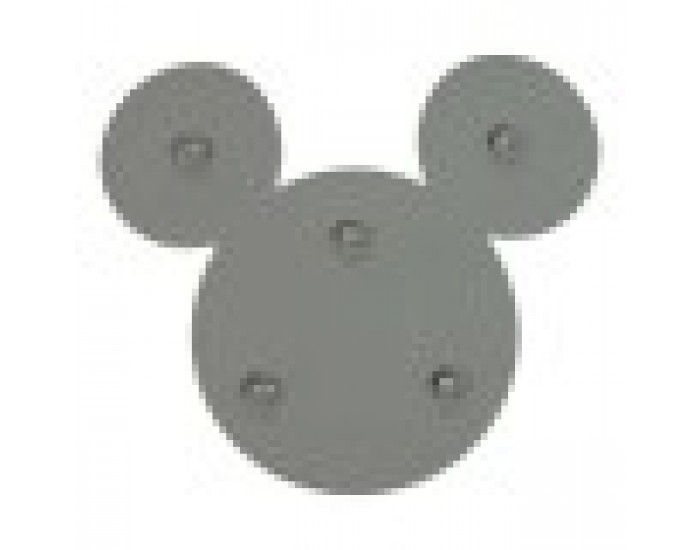 Хранилка за кучета Mickey Mouse Сив Силикон 28 x 15 x 1,5 cm