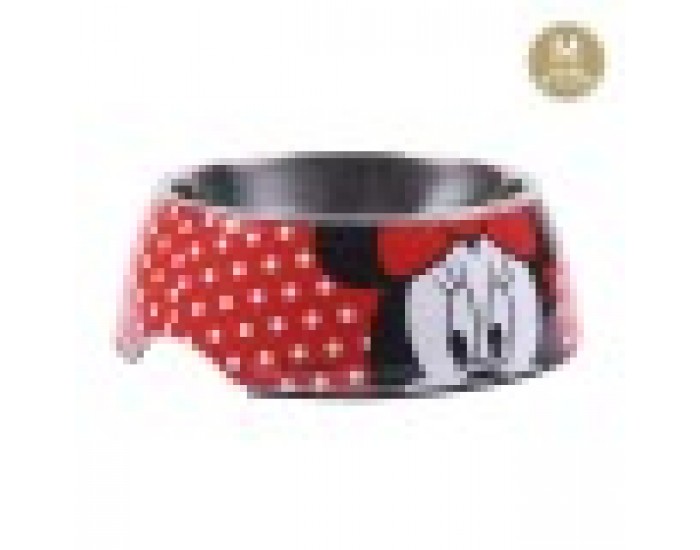 Хранилка за кучета Minnie Mouse меламин 410 ml Метал Многоцветен