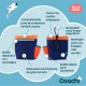 Пътническа Чанта Coachi Train & Treat Син Корал