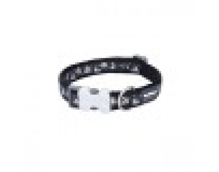 Кучешки Нашийник Red Dingo STYLE DIAMOND 15 mm x 24-36 cm Черен