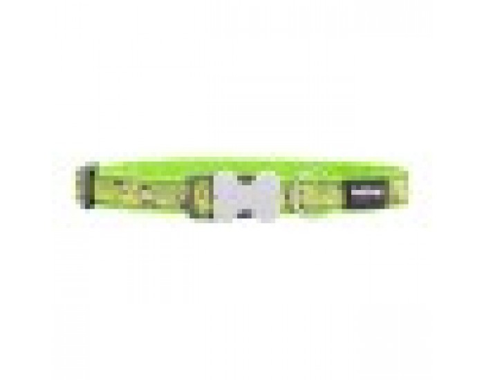 Кучешки Нашийник Red Dingo STYLE MONKEY LIME GREEN 15 mm x 24-36 cm