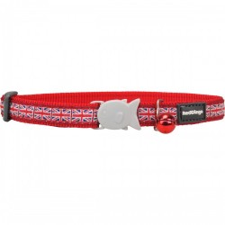 Кучешки Нашийник Red Dingo STYLE UNION JACK FLAG 15 mm x 24-36 cm - Red dingo