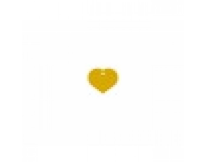 Идентификационна табела Imarc Heart Жълт Златен