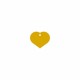 Идентификационна табела Imarc Heart Жълт Златен